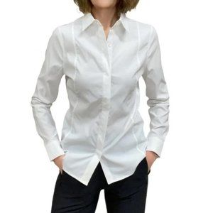 Athleta Uptown White Buttondown Shirt